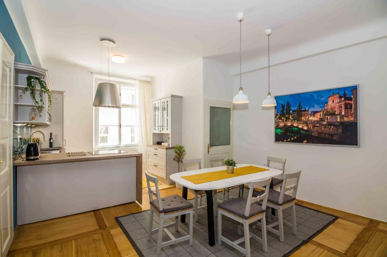 Elegant Central Apartment Liubliana Exterior foto